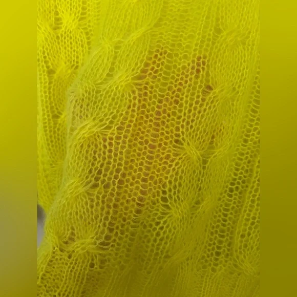 Anthropologie Yellow Sweater Size XXS - Picture 5 of 6